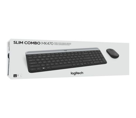 LOGITECH COMBO MK470 GRAPHITE INALAMBRICO