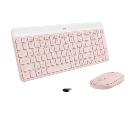 LOGITECH COMBO MK470 ROSE INALAMBRICO