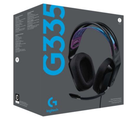 LOGITECH HEADSET G335 GAMING NEGRO 3.5MM