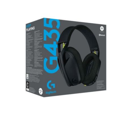 LOGITECH HEADSET G435 GAMING INAL+BT BLACK 