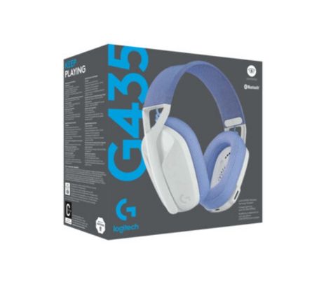 LOGITECH HEADSET G435 GAMING INAL+BT WHITE