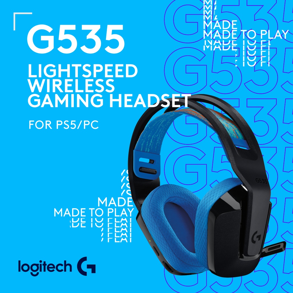 LOGITECH HEADSET G535 GAMING P/PS4/PS5 INAL BLUE