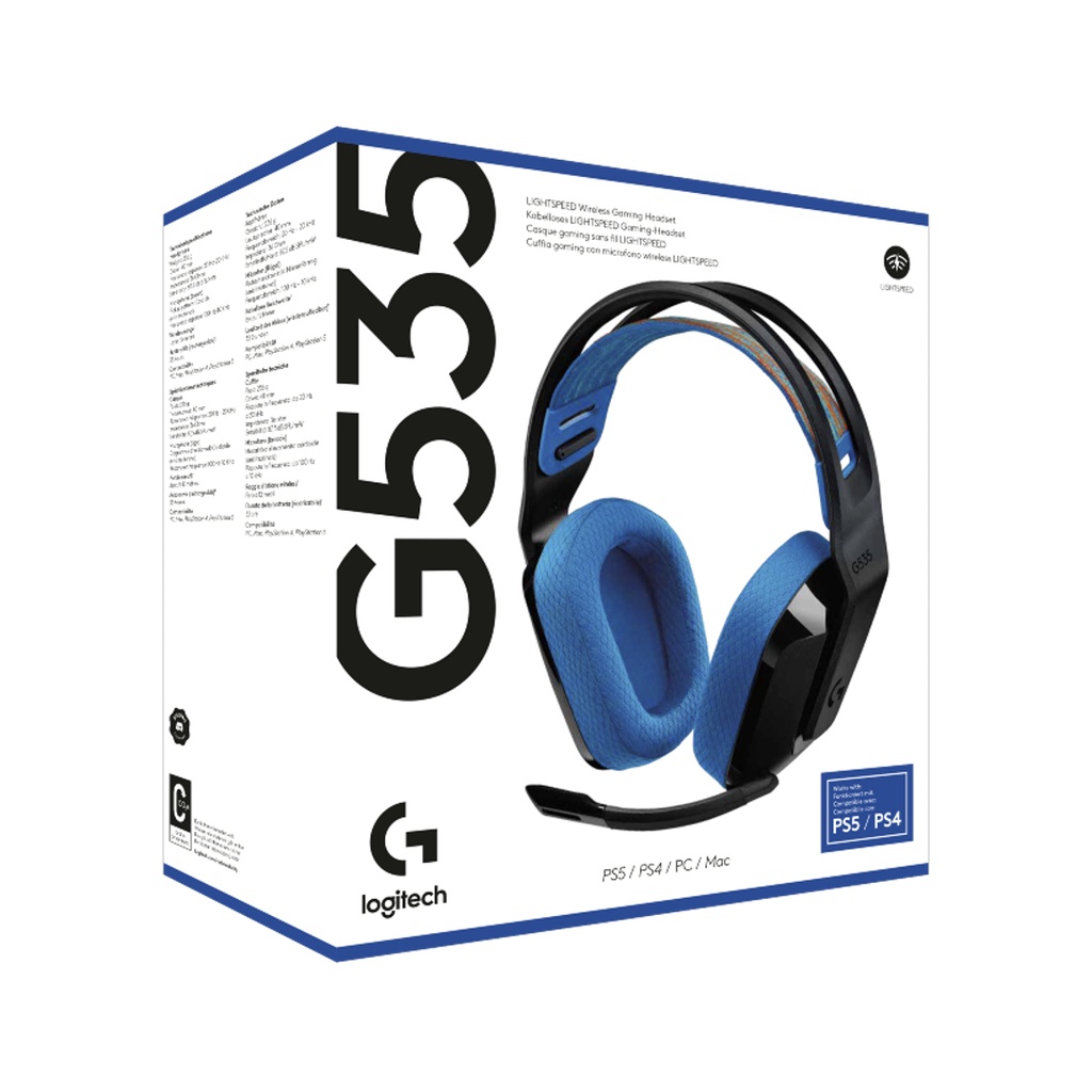 LOGITECH HEADSET G535 GAMING P/PS4/PS5 INAL BLUE