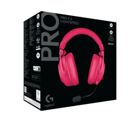 LOGITECH HEADSET PRO X 2 GAMING MAGENTA INAL