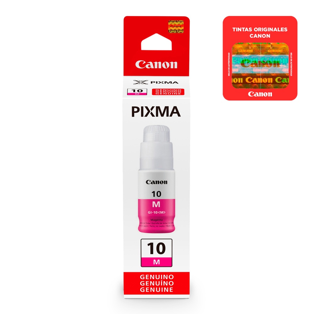 BOTELLA DE TINTA CANON GI-10 MAGENTA 70 ML.