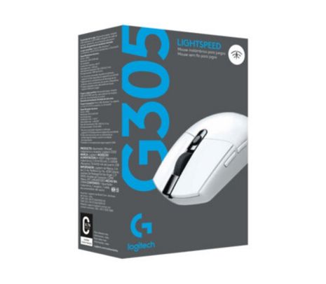 LOGITECH MOUSE G305 GAMING WHITE INALAMBRICO