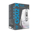 LOGITECH MOUSE G502 X PLUS GAMING WHITE INAL