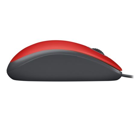 LOGITECH MOUSE M110 ROJO SILENCIOSO USB