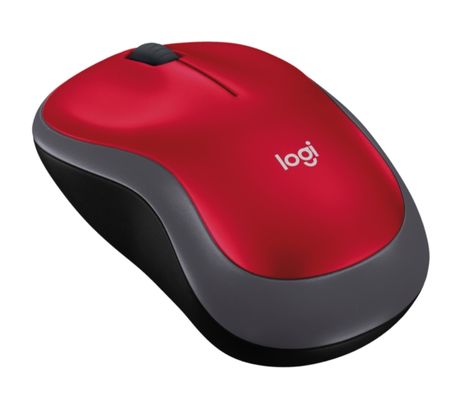 LOGITECH MOUSE M185 ROJO INALAMBRICO