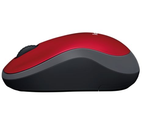 LOGITECH MOUSE M185 ROJO INALAMBRICO