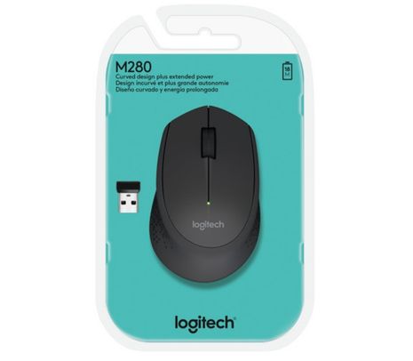 LOGITECH MOUSE M280 BLACK INALAMBRICO