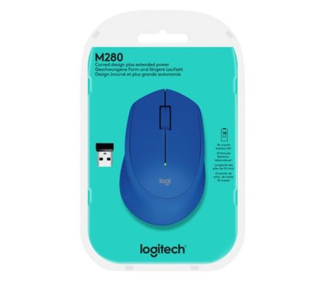 LOGITECH MOUSE M280 BLUE INALAMBRICO