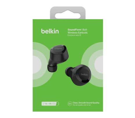 BELKIN AUC009BTBLK EARPHONES SOUNDFORM BOLT TWS BLACK (O)