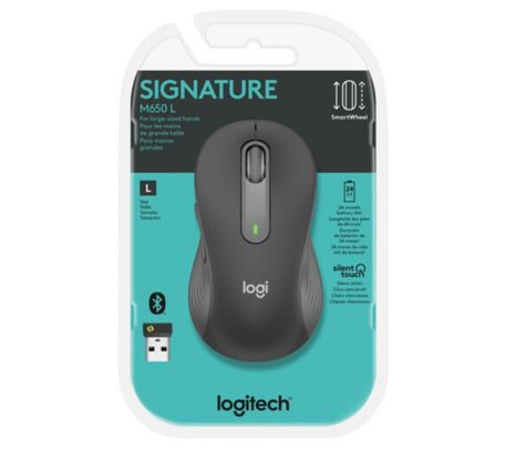 LOGITECH MOUSE M650 LARGE GRAFITO INAL+BT