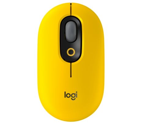 LOGITECH MOUSE POP BLACK/YELLOW INAL+BT