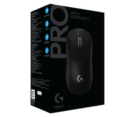 LOGITECH MOUSE PRO X SUPERLIGHT 2 GAMING BLACK INAL