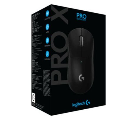 LOGITECH MOUSE PRO X SUPERLIGHT GAMING BLACK INA