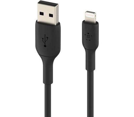 BELKIN CAA001BT1MBK CABLE LIGHTNING A USB-A NEGRO 60W 1M