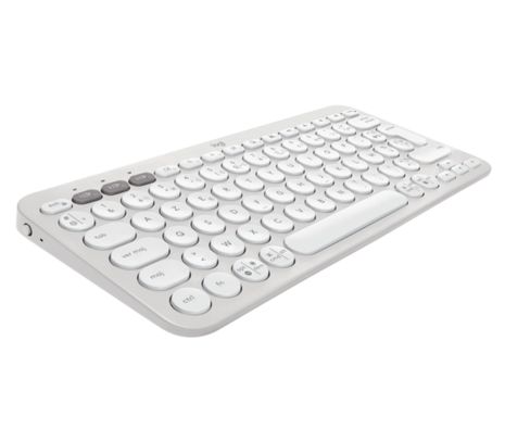 LOGITECH TECLADO K380S PEBBLE KEYS 2 WHT INAL+BT