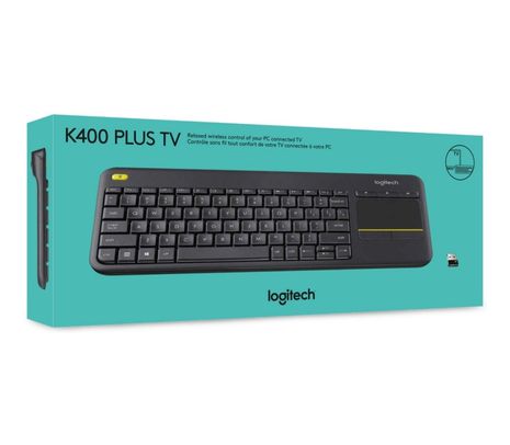 LOGITECH TECLADO K400 PLUS INALAMBRICO C/TOUCH