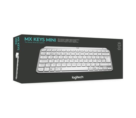 LOGITECH TECLADO MX KEYS MINI GREY INAL+BT