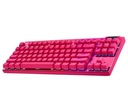 LOGITECH TECLADO PRO X GAMING MAGENTA TKL INAL