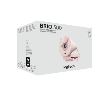 LOGITECH WEBCAM BRIO 300 ROSE SAMR USB-C