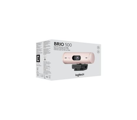 LOGITECH WEBCAM BRIO 500 ROSE AMR USB-C **