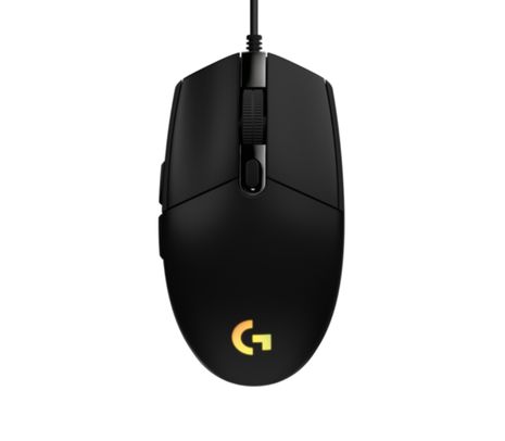 LOGITECH  MOUSE G203 GAMING NEGRO LIGHTSYNC USB