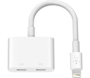 BELKIN F8J198BTWHT ADAPTADOR DE AUDIO+CARGA LIGHTNING 12W CP