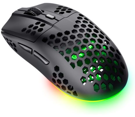 TRUST MOUSE GAMING GXT929 HELOX BLACK INAL CON LED