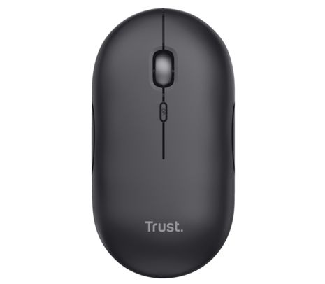 TRUST MOUSE PUCK INALAMBRICO RECARGABLE NEGRO INAL+BT (O)