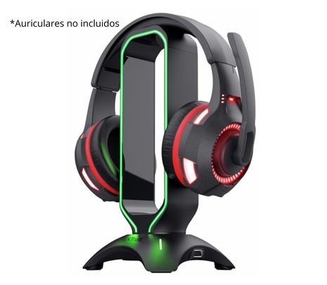 TRUST SOPORTE P/HEADSET GAMING RGB+HUB GXT265 CINTAR