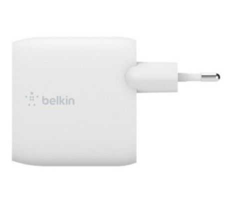 BELKIN WCB006VFWH CARGADOR DE PARED DUAL USB-C 40W WHITE