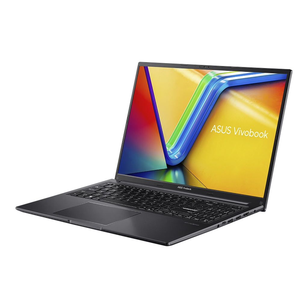 NOTEBOOK ASUS VIVOBOOK 16 X1605VA-MB740X - MIL-STD-810H. 16'' IPS ANTI-REFLEJO 60Hz. INTEL CORE I9 13900H. INTEL IRIS XE. WINDOWS 11. 16GB RAM. 1TB SSD. CÁMARA WEB. WIFI. BLUETOOTH. LI-ION 3 CELDAS 42Wh.