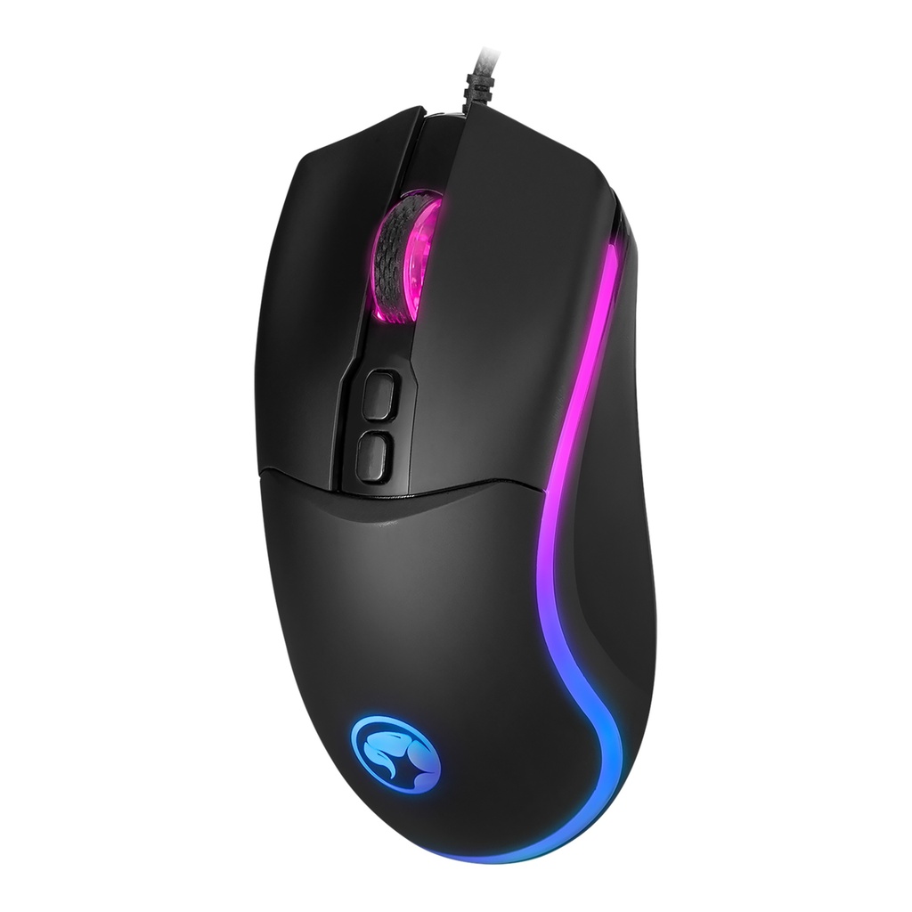 MARVO - MOUSE GAMING CABLEADO CON ILUMINACIÓN M358 - HASTA 7200DPI. ILUMINACIÓN RGB.