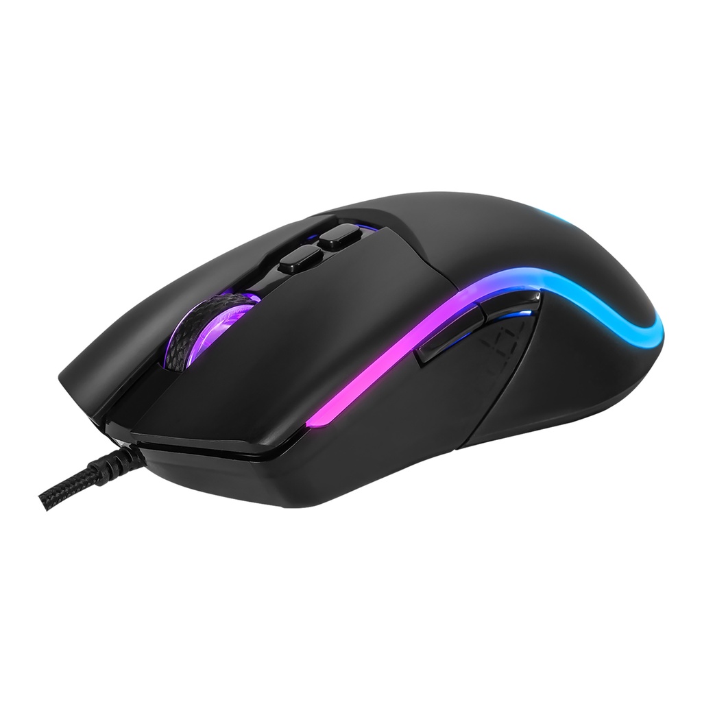 MARVO - MOUSE GAMING CABLEADO CON ILUMINACIÓN M358 - HASTA 7200DPI. ILUMINACIÓN RGB.