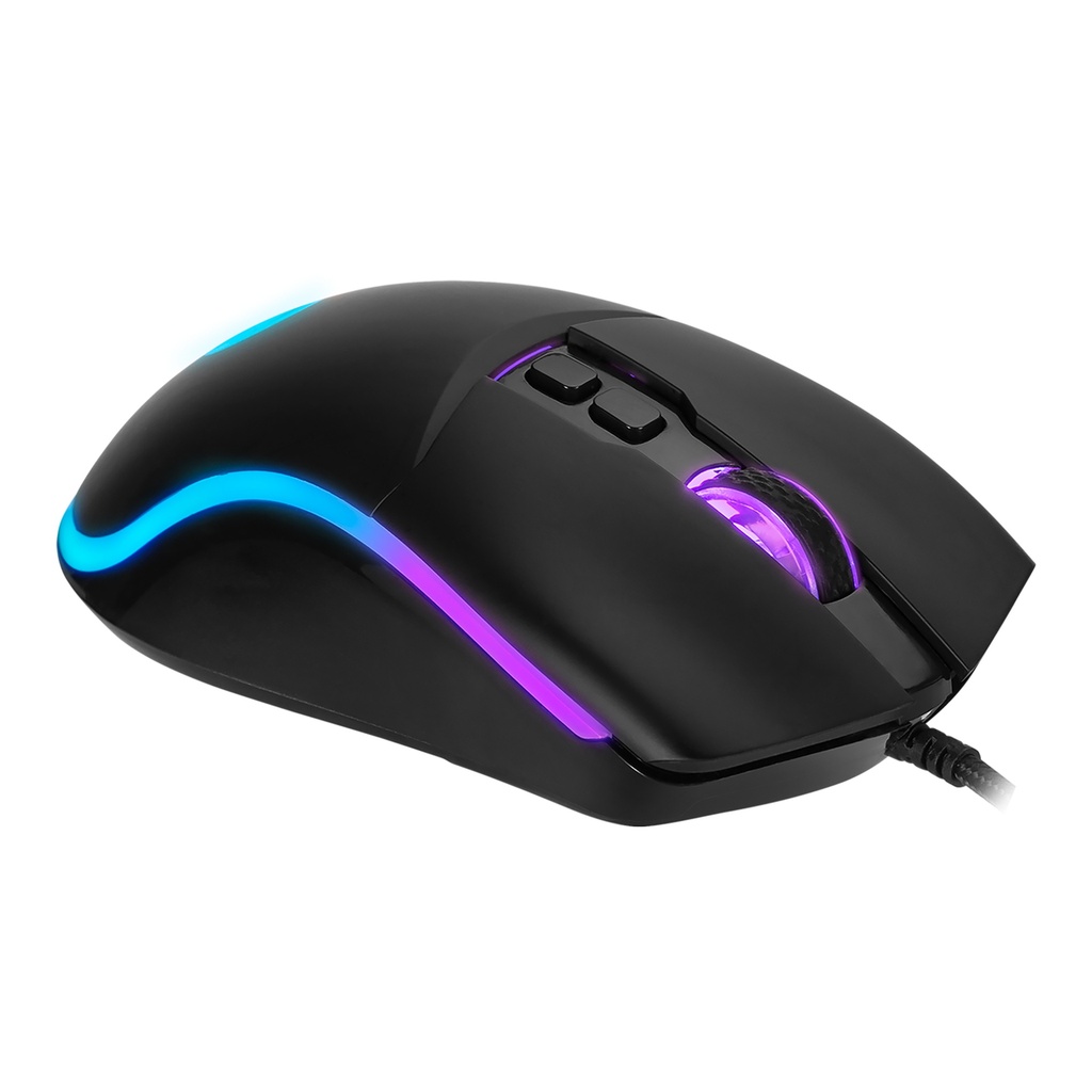 MARVO - MOUSE GAMING CABLEADO CON ILUMINACIÓN M358 - HASTA 7200DPI. ILUMINACIÓN RGB.