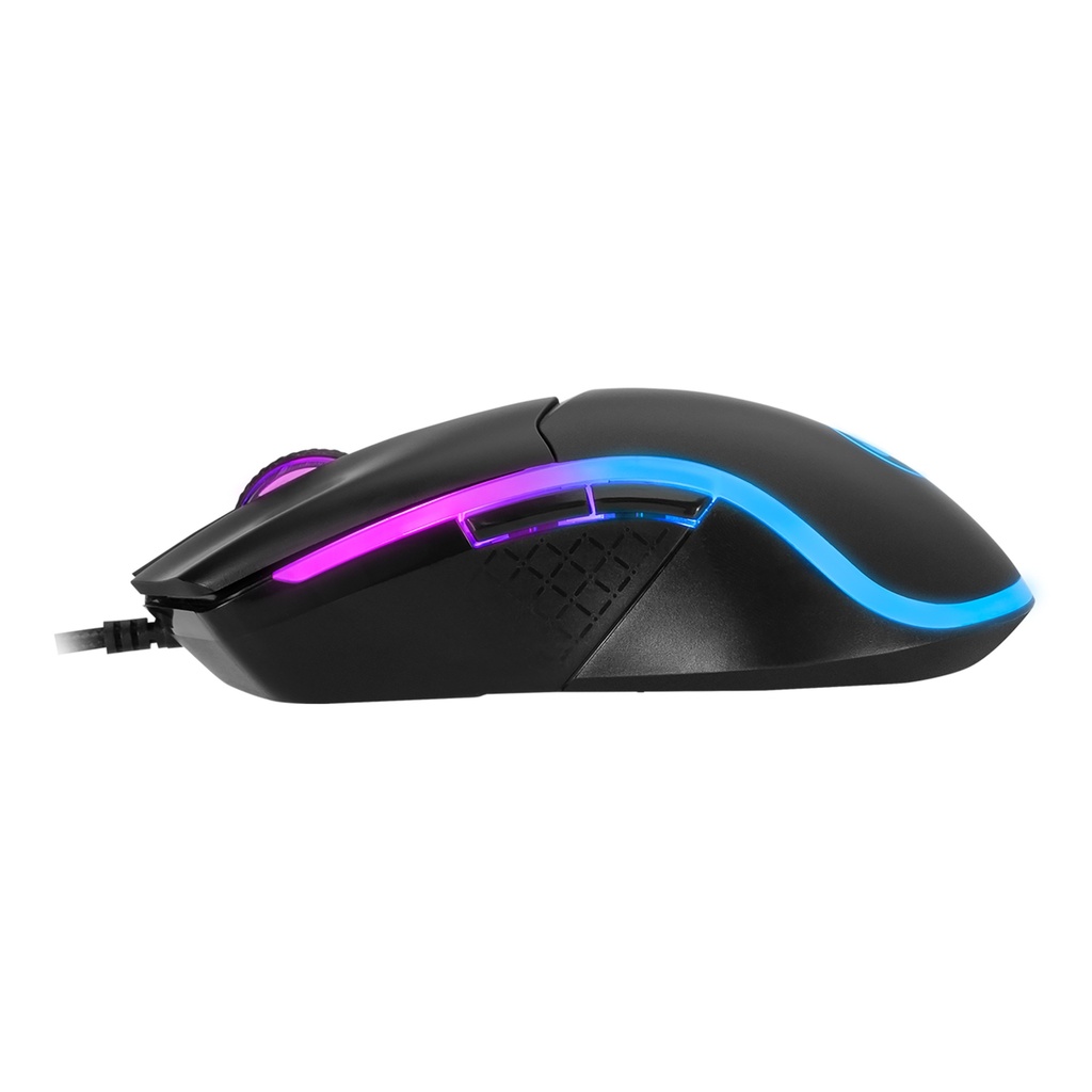 MARVO - MOUSE GAMING CABLEADO CON ILUMINACIÓN M358 - HASTA 7200DPI. ILUMINACIÓN RGB.