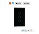 BSMART BS-IL03BK INTERRUPTOR DE LUZ INTELIGENTE X3 WIFI TUYA SMART NEGRO