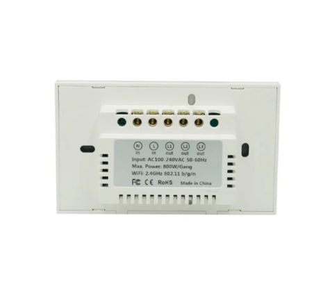 BSMART BS-IL03WT INTERRUPTOR DE LUZ INTELIGENTE X3 WIFI TUYA SMART BLANCO