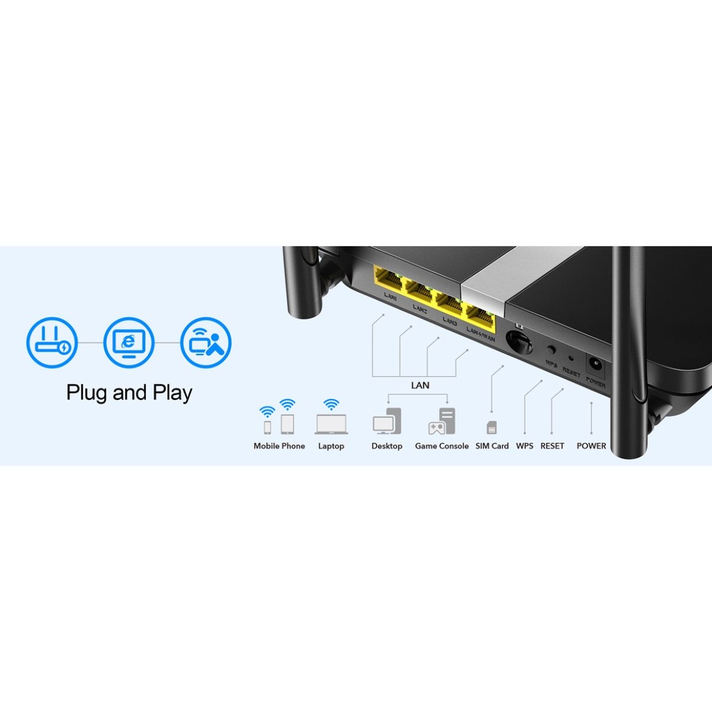 Router Cudy 4g Lte Ac1200 Doble Banda