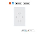 BSMART BS-IL04WT INTERRUPTOR DE LUZ INTELIGENTE X4 WIFI TUYA SMART