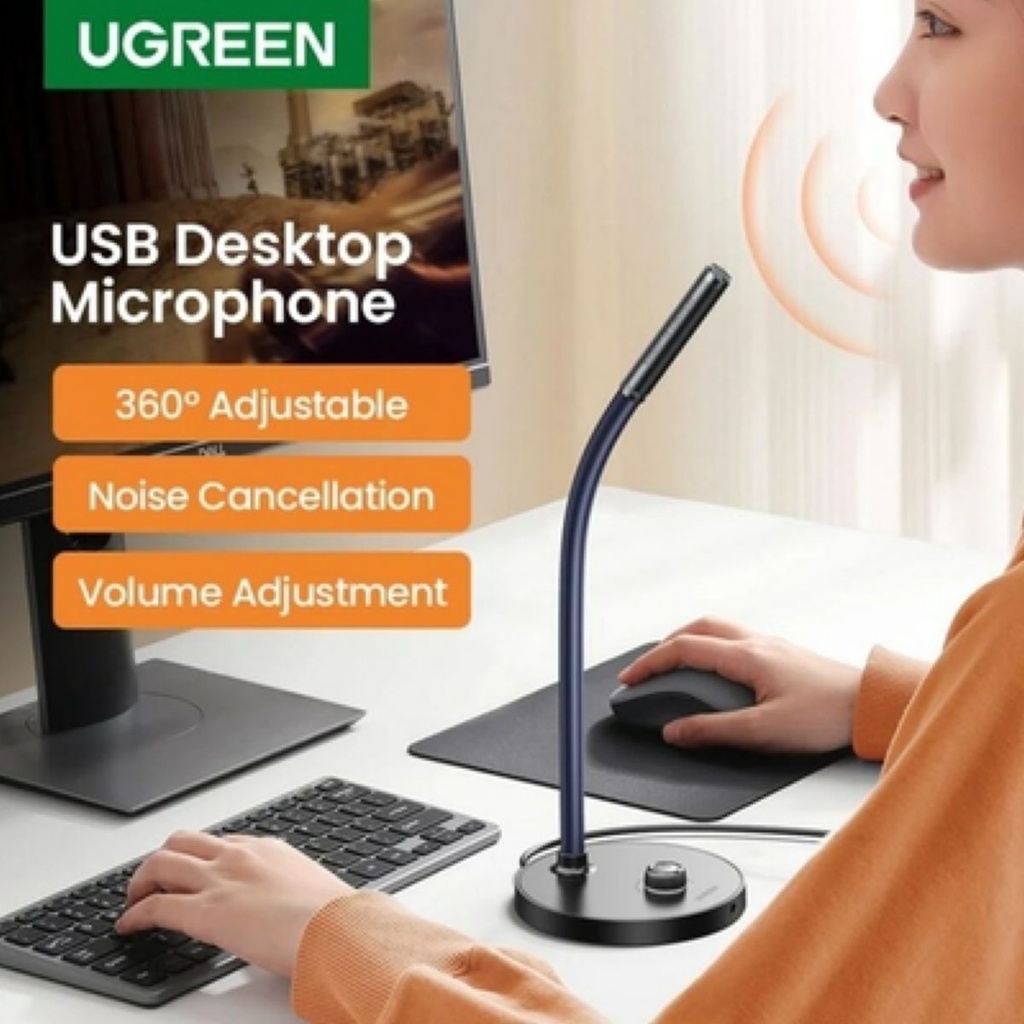 Ugreen Micrófono Usb Escritorio Cancelling