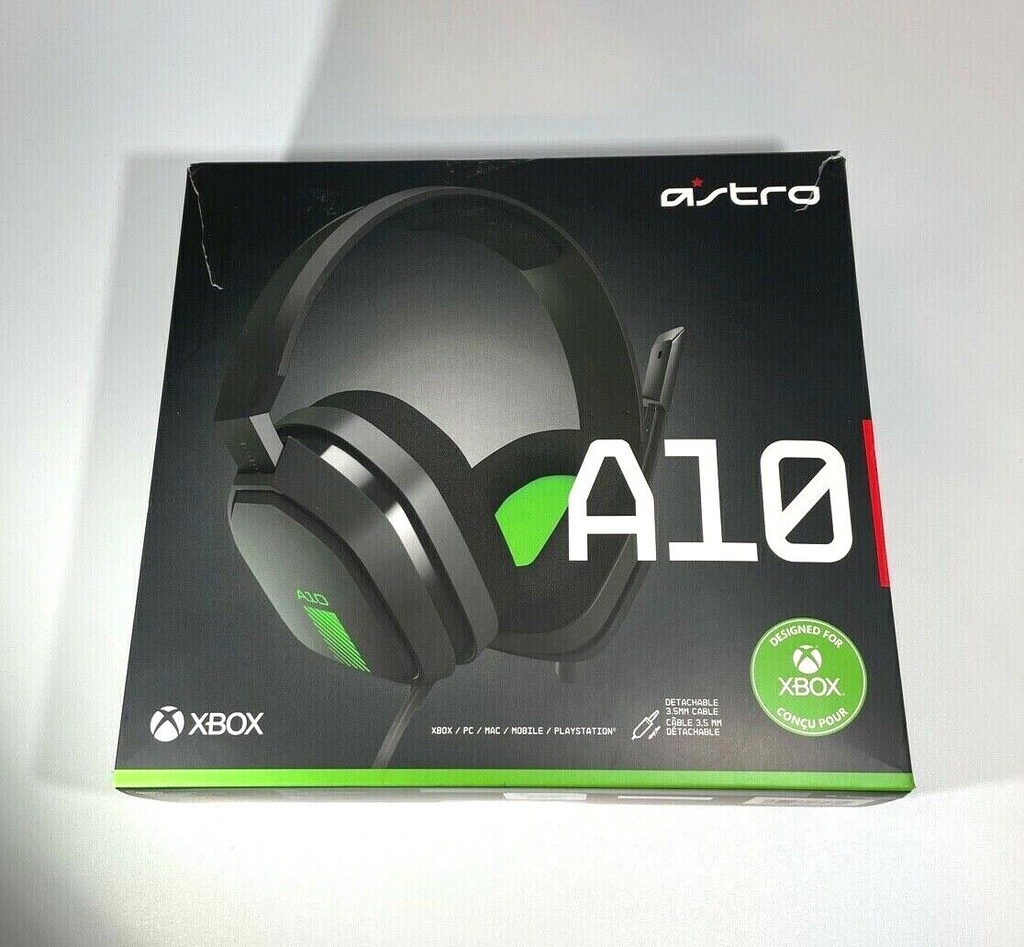 ASTRO 939-001595 HEADSET A10 GAMING PARA XB1/PC 3.5MM                           