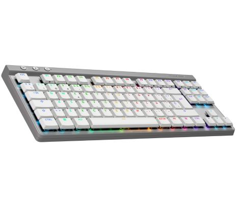 LOGITECH TECLADO G515 GAMING LIGHTSPEED TKL INAL WHITE