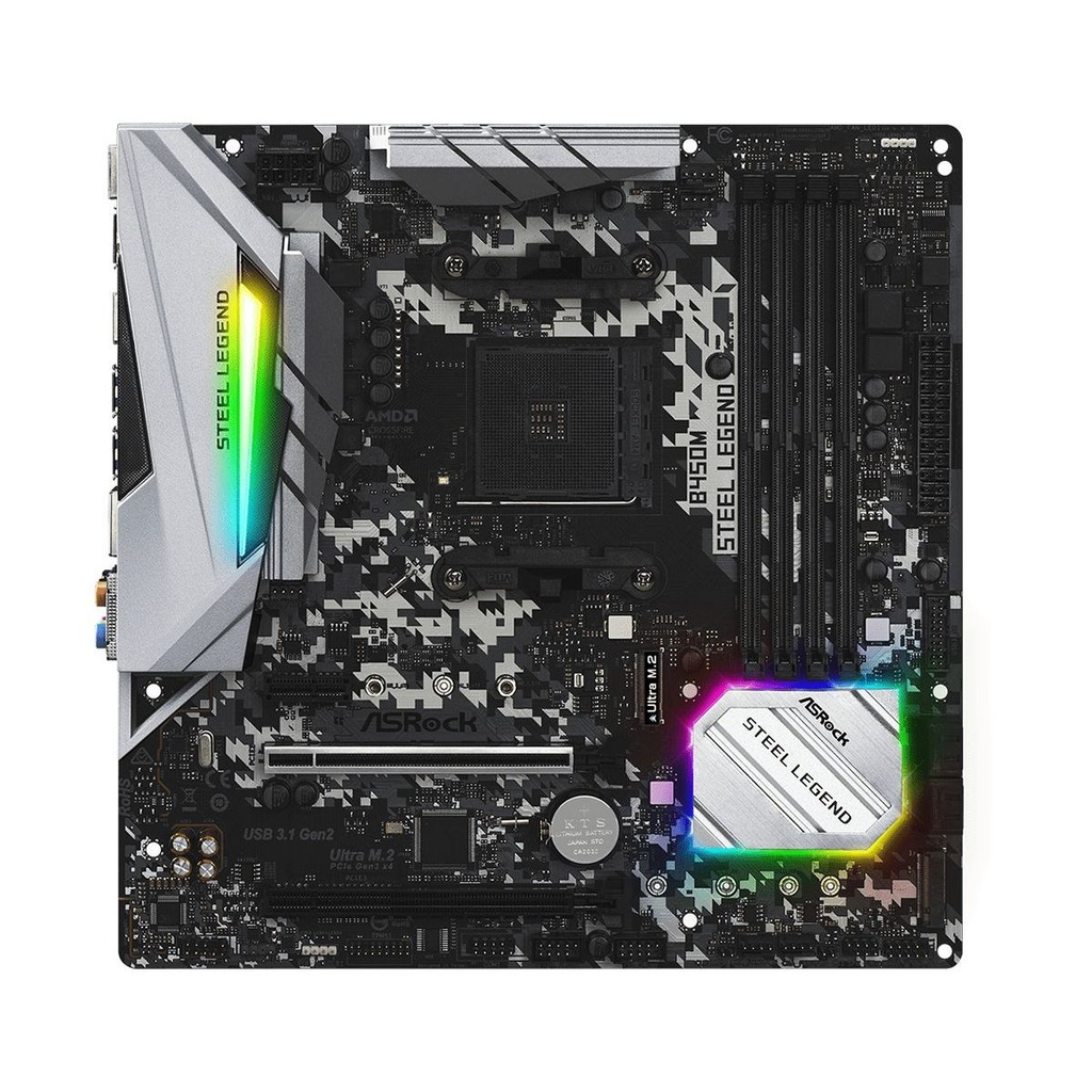 Motherboard Asrock B450m Steel Legend Am4