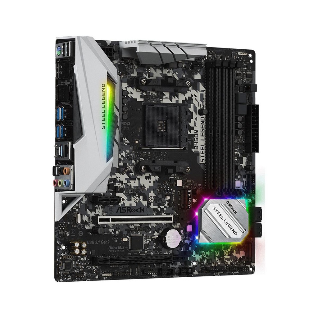 Motherboard Asrock B450m Steel Legend Am4