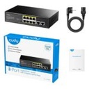 Switch 8p POE Cudy Gigabit + 2 puertos Uplink