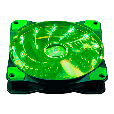 MARVO - FAN SCORPION FN-10 - 120MM. ILUMINACION 15 LEDS VERDES